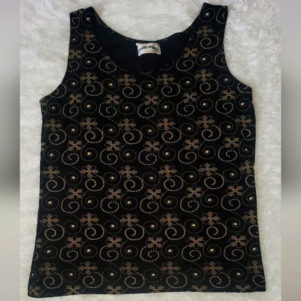 Dress Tank Blouse, Size Large